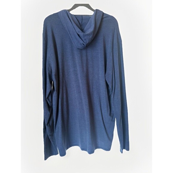 Vineyard Vines Hoodie Mens Size Large Blue Long Sleeve Edgartown Shirt Logo - Picture 4 of 5